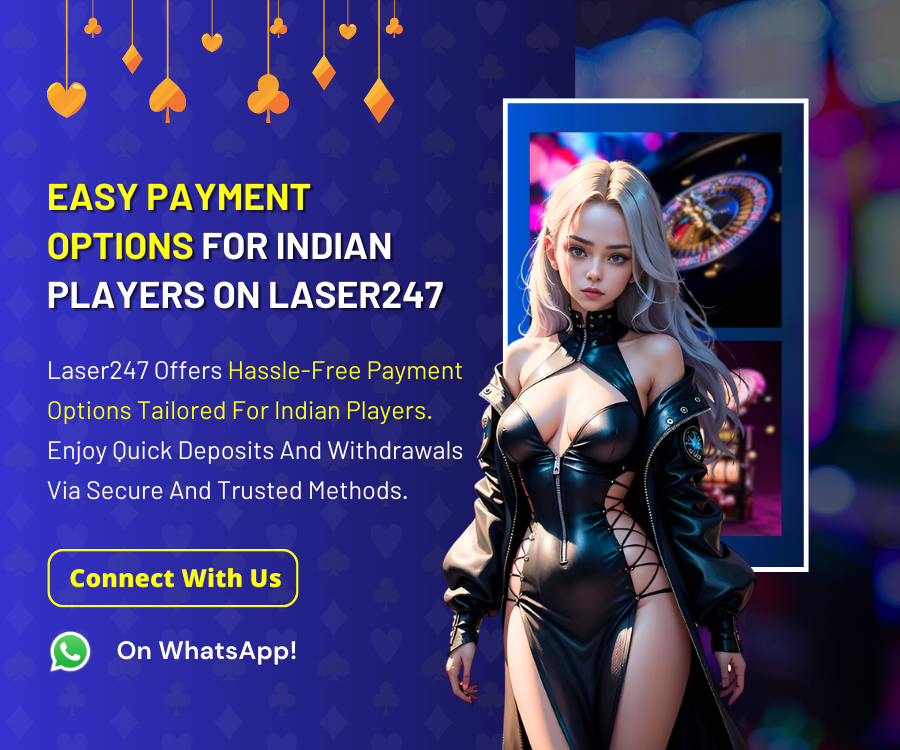 Easy payment options on laser247