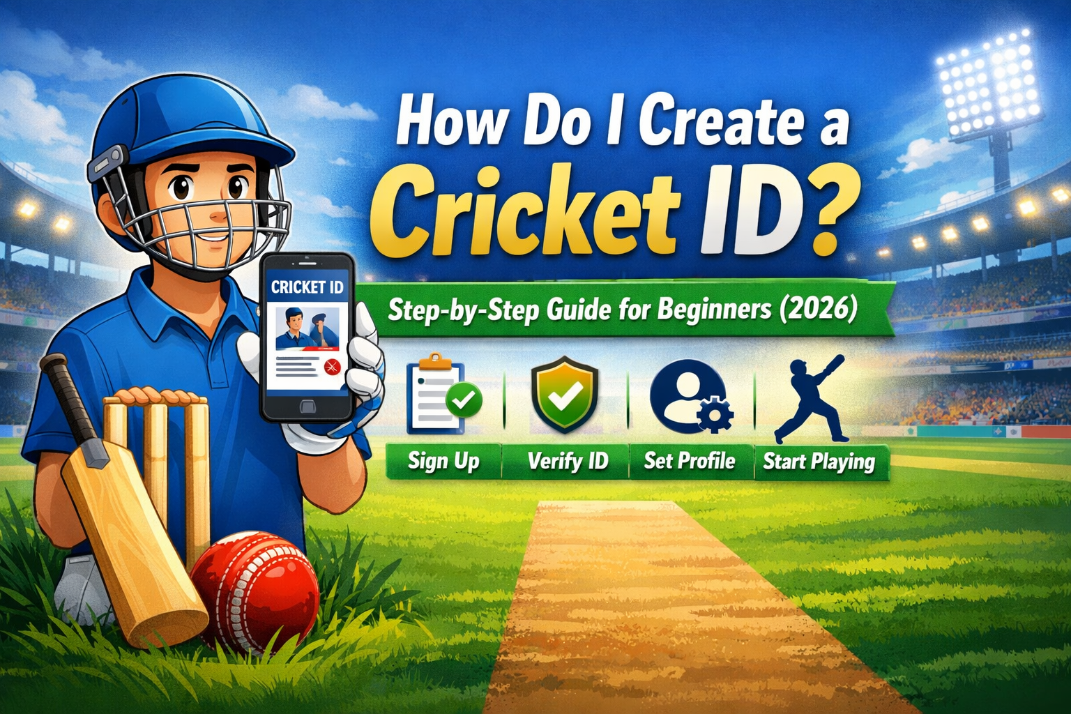 How Do I Create a Cricket ID? Step-by-Step Guide for Beginners (2026)