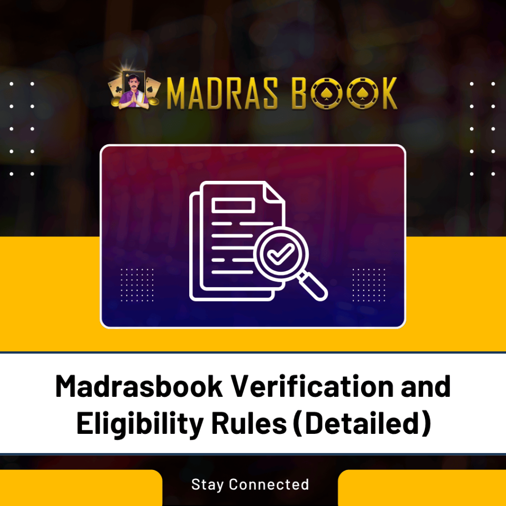 Madrasbook Verification and Eligibility Rules (Detailed).